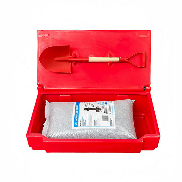 Bac à sable incendie/ à sel de déneigement 50l   pelle