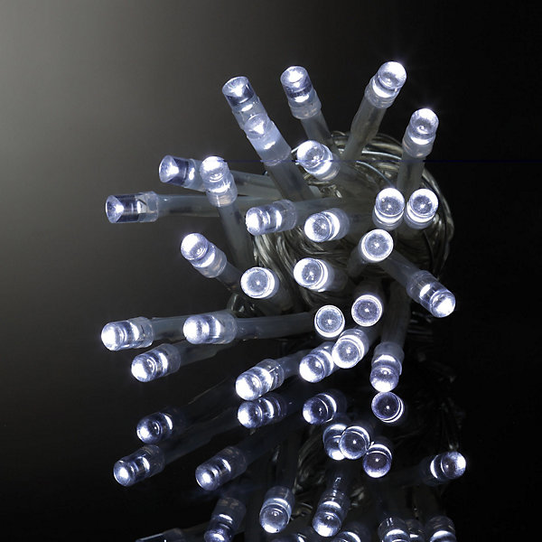 Guirlande électrique 80 Led blanche 3m