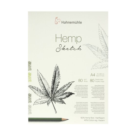 Hahnemuhle Hemp Sketch Pad A4 80 Sheets