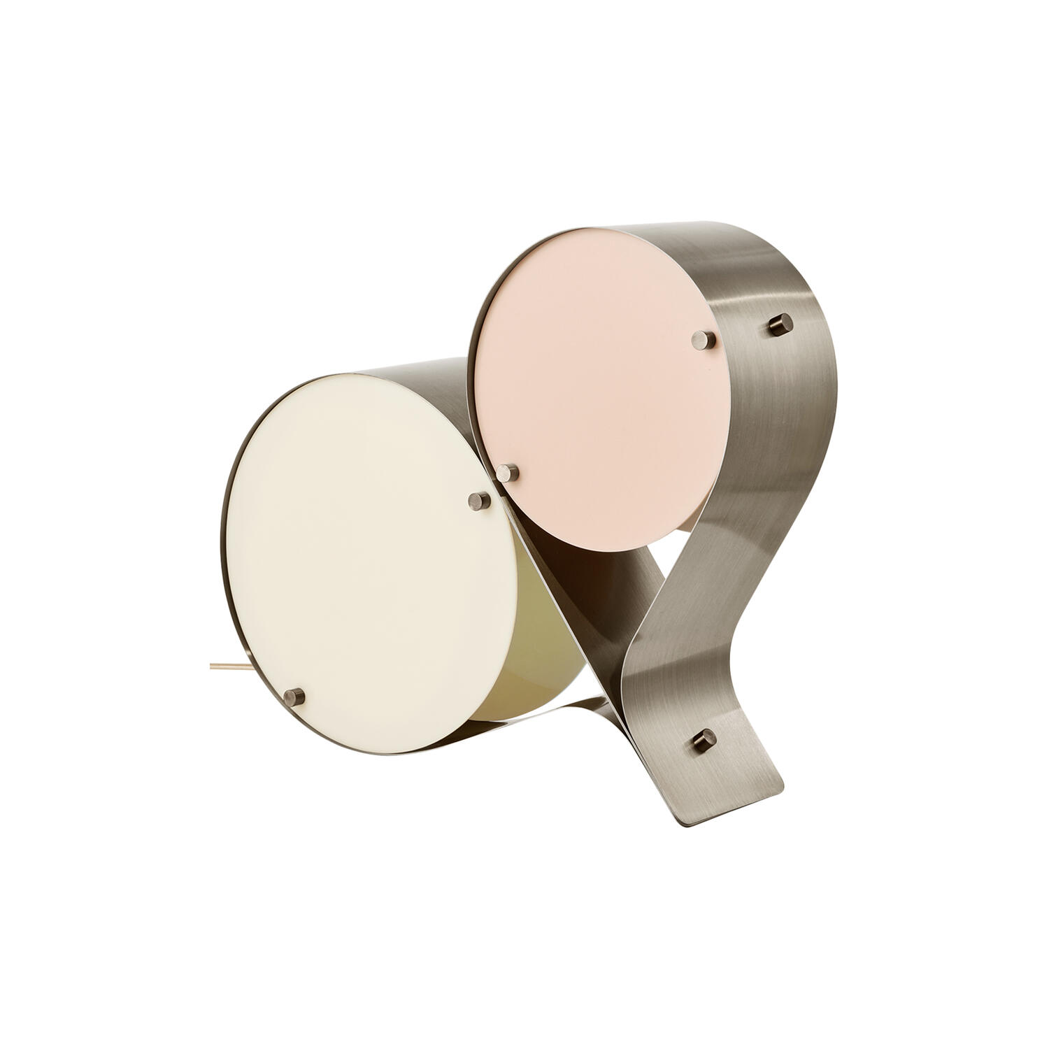 Coppia Table Lamp, ivory/blush