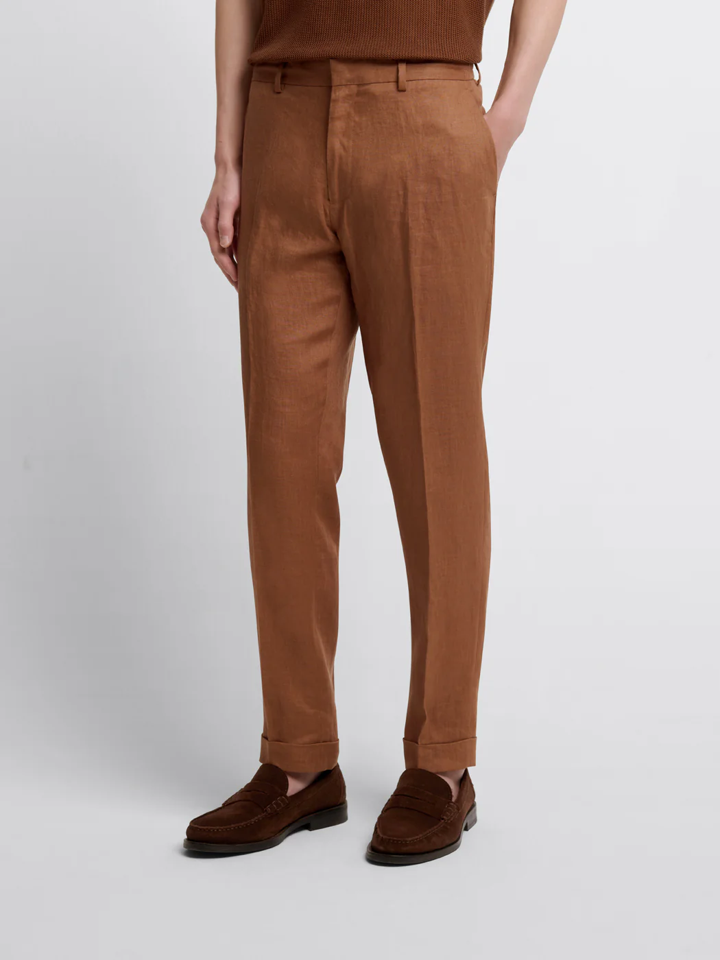 Pantalon de costume en lin