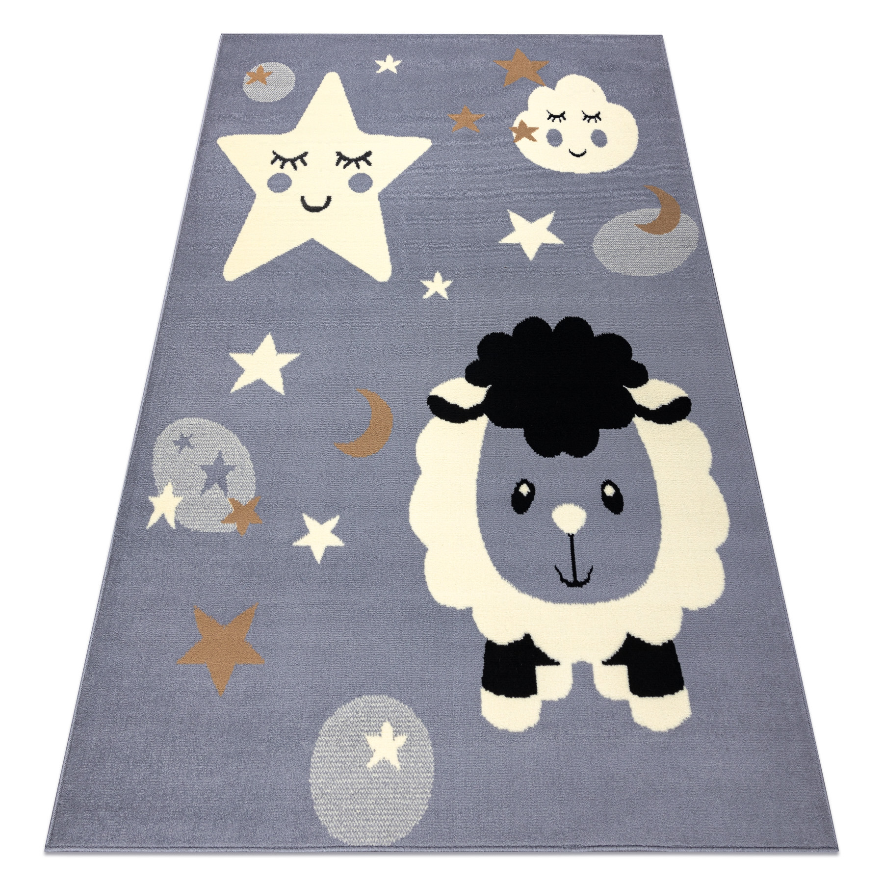 Dywan BCF FLASH Sheep 4000 - Owca, owieczka szary 120x160 cm