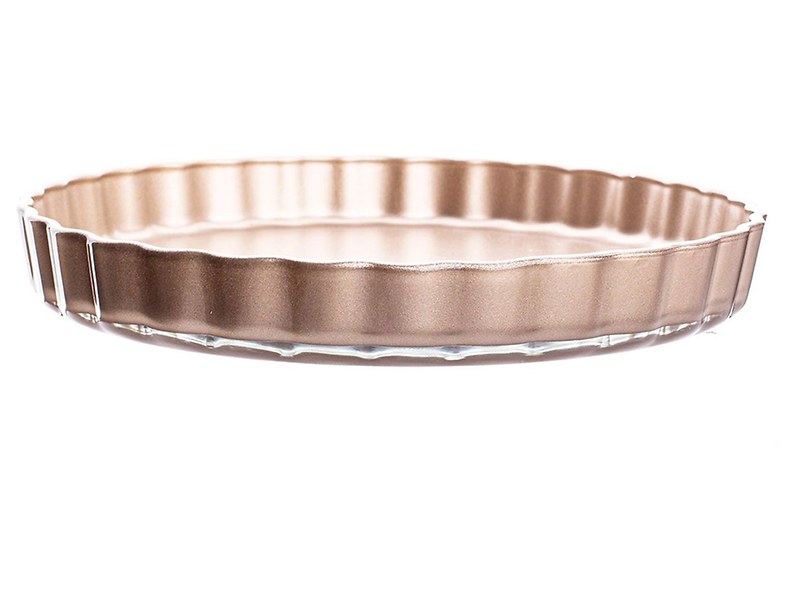 Forma do tarty żaroodporną z powłoką Non-Stick Noble 27 cm złota