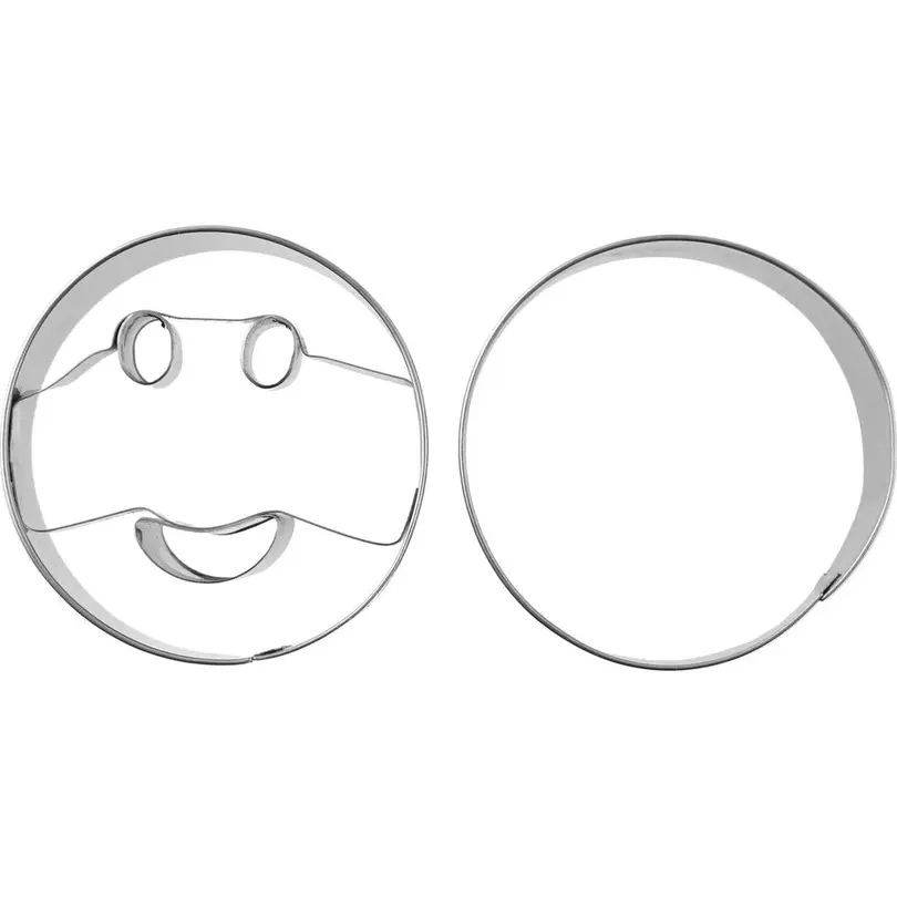 Ausstecher 8er-Set Smiley
