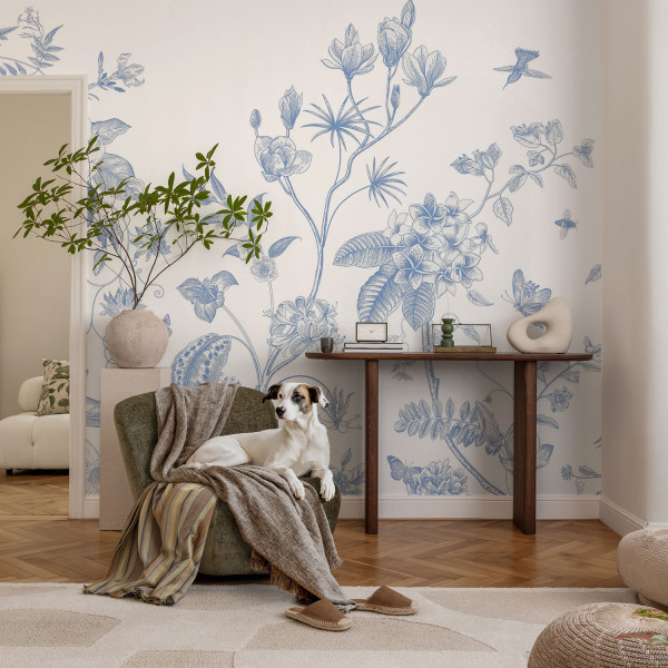 Samoprzylepna tapeta Kwiatowy wzór 104x70 Wallfluent