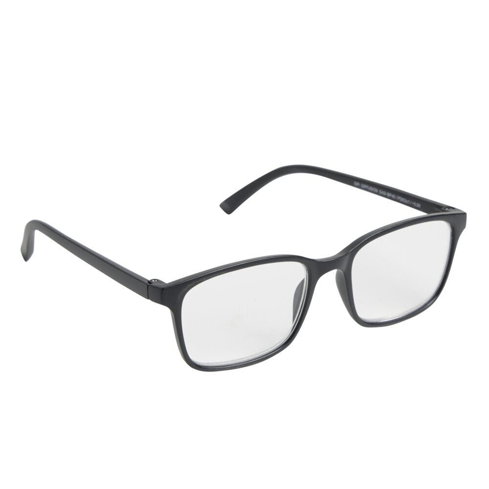 Lunette de lecture loupe verre et acier noir mat