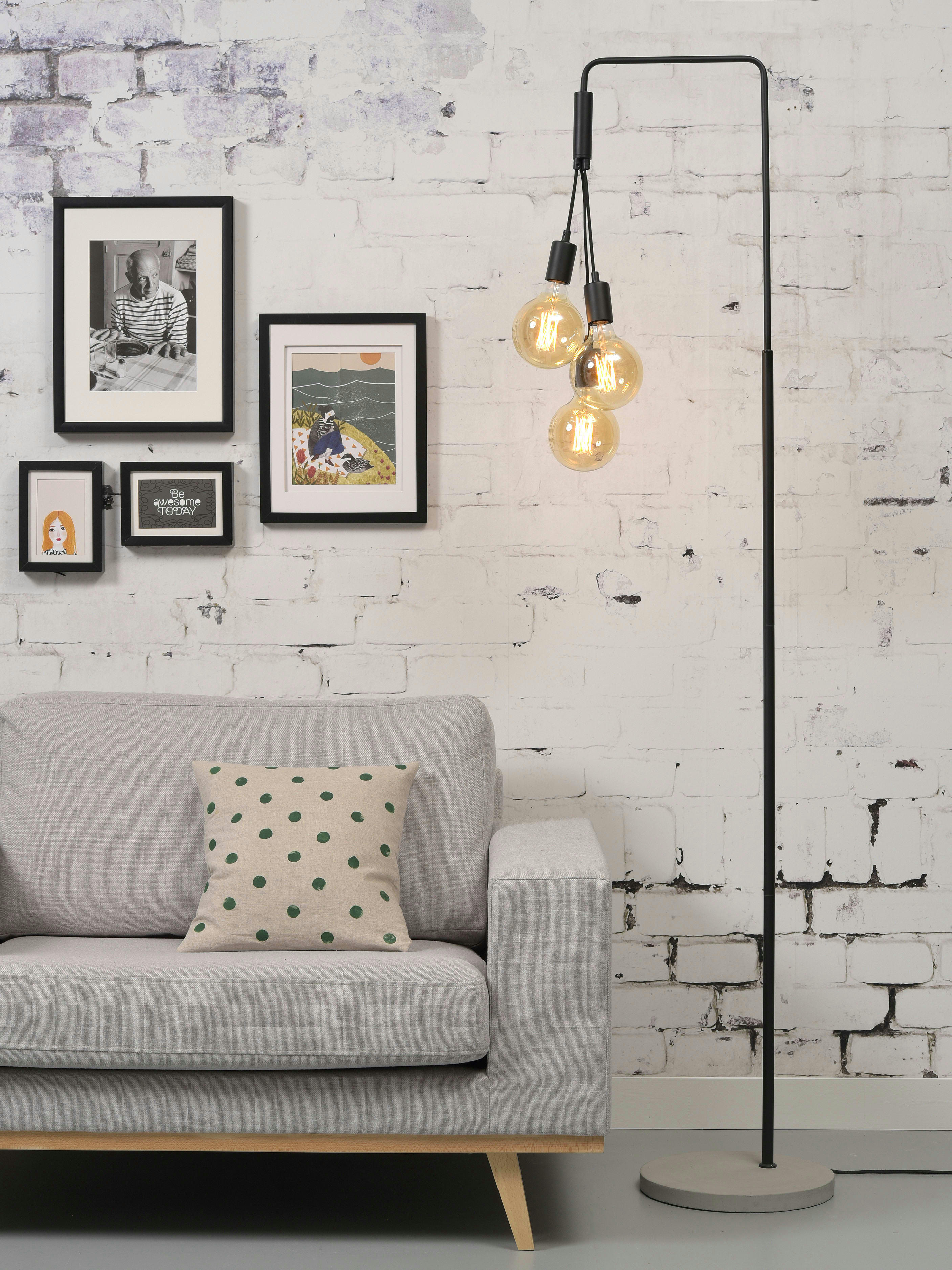 OSLO - Lampadaire ciment 3 ampoules H190cm