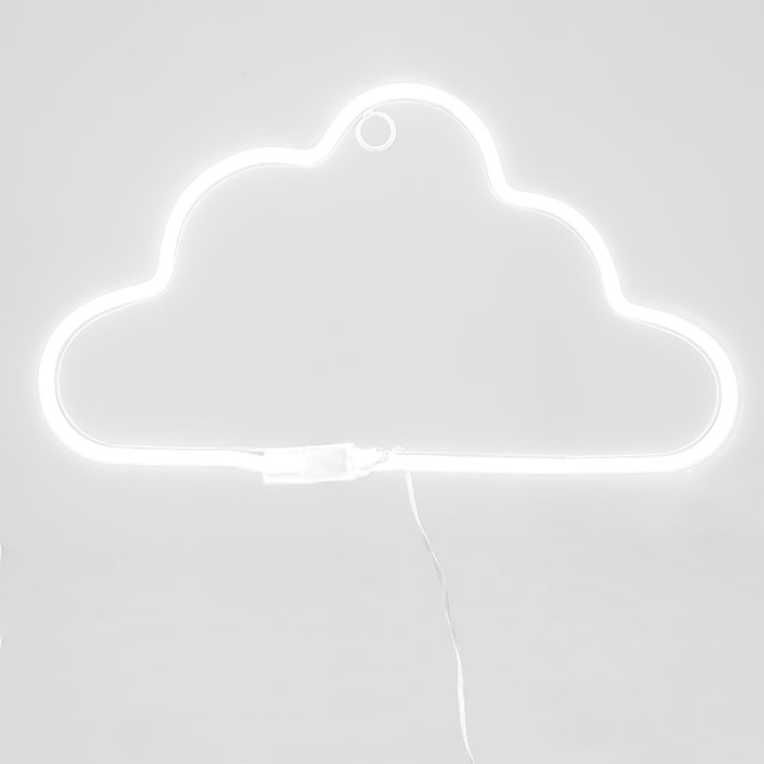 Nuvem led neon branca