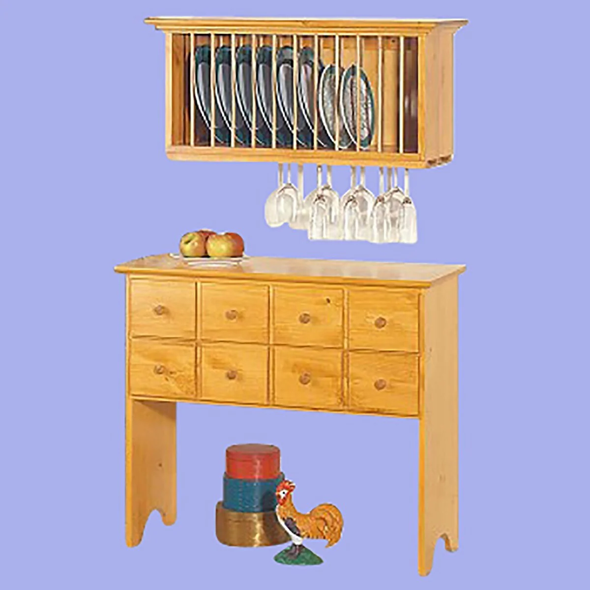 Shaker Heirloom Pine Buffet Storage Unit