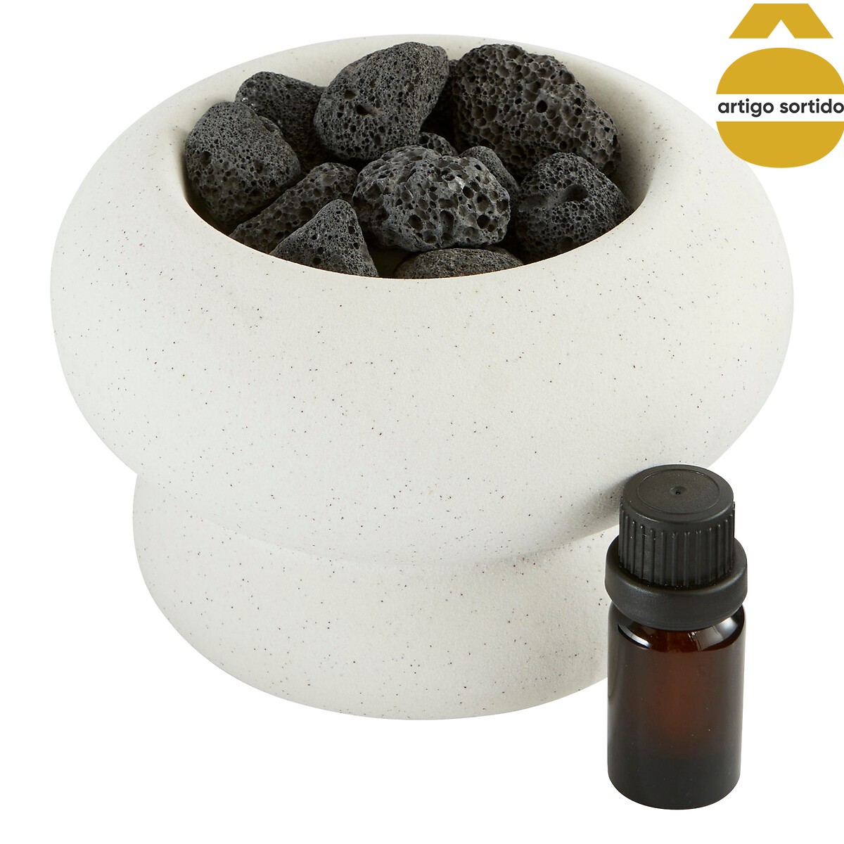 Queimador de incenso MALAKITE com óleo perfumado 9,8cm