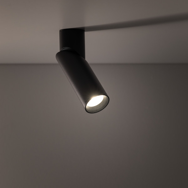 Spot Tuba Łamana Tk Lighting Elaris Czarna S Lampa Sufitowa 1X Gu10 Mini