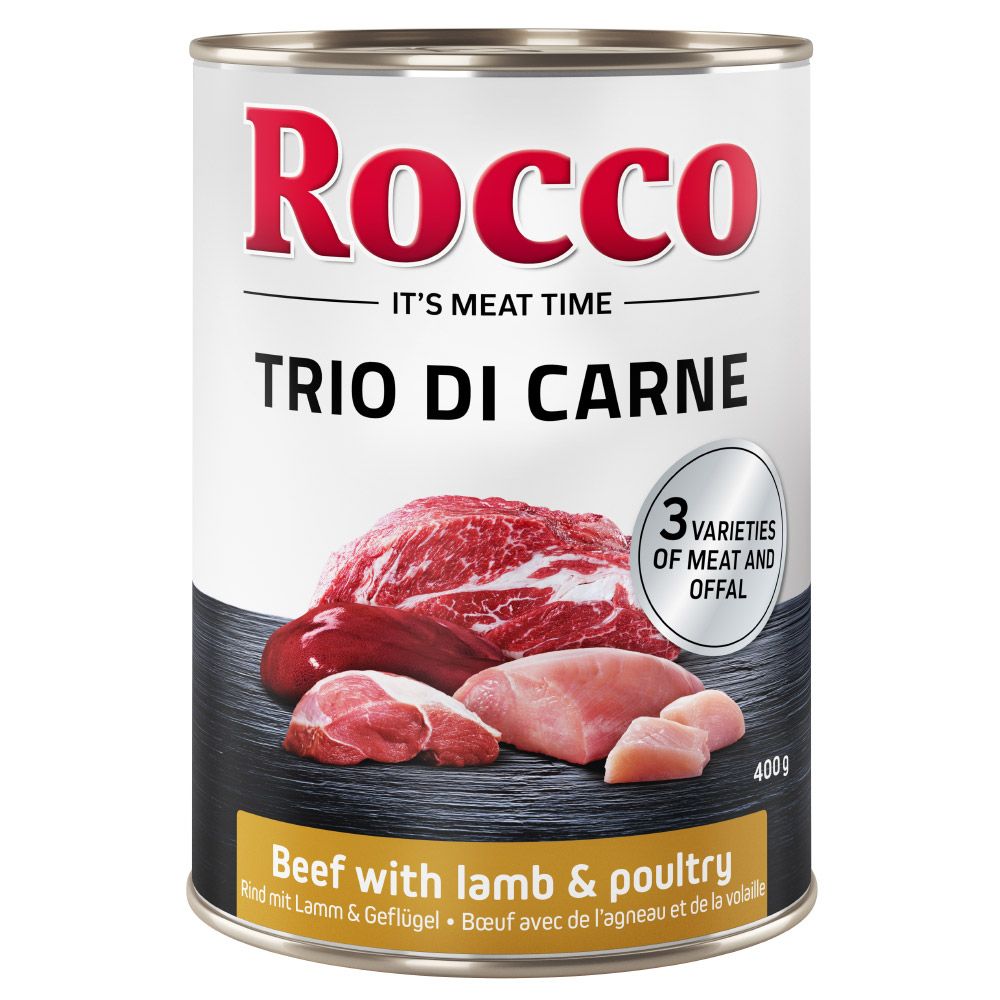 Rocco Classic Trio di Carne Saver Pack 24 x 400g