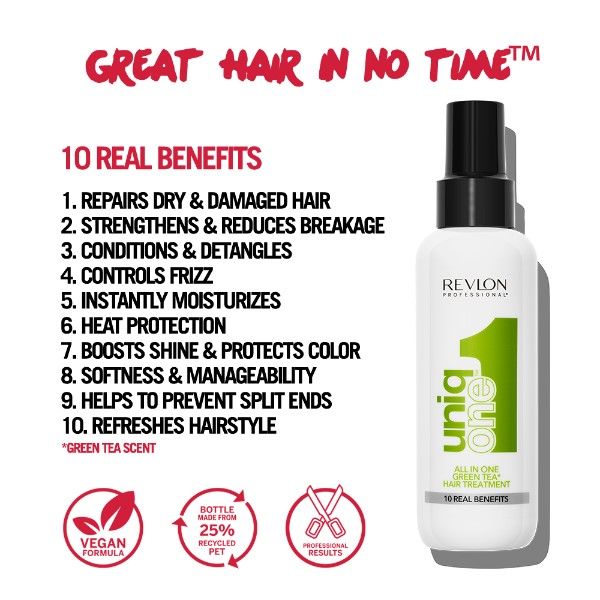 Revlon Uniqone - Hair Treatment Green Tea 150ml