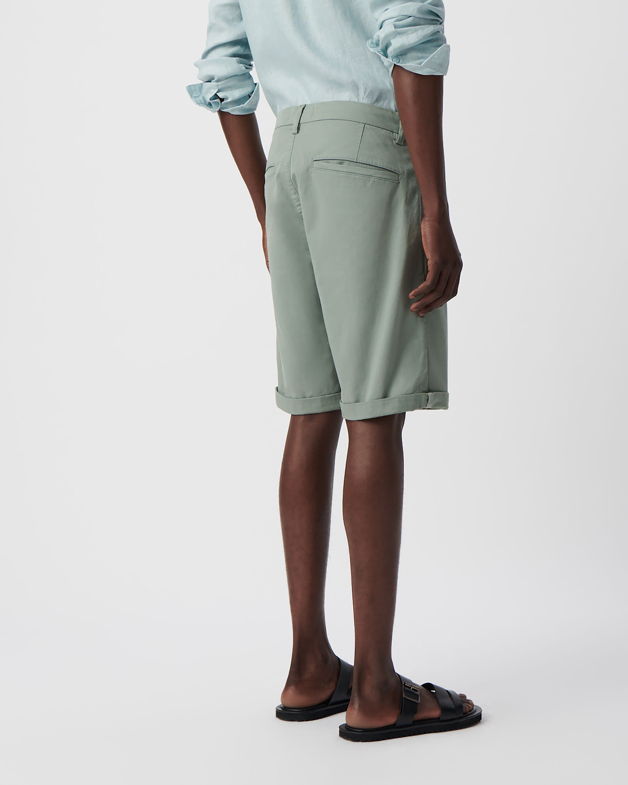 Bermuda CHINO TAPERED sable Homme