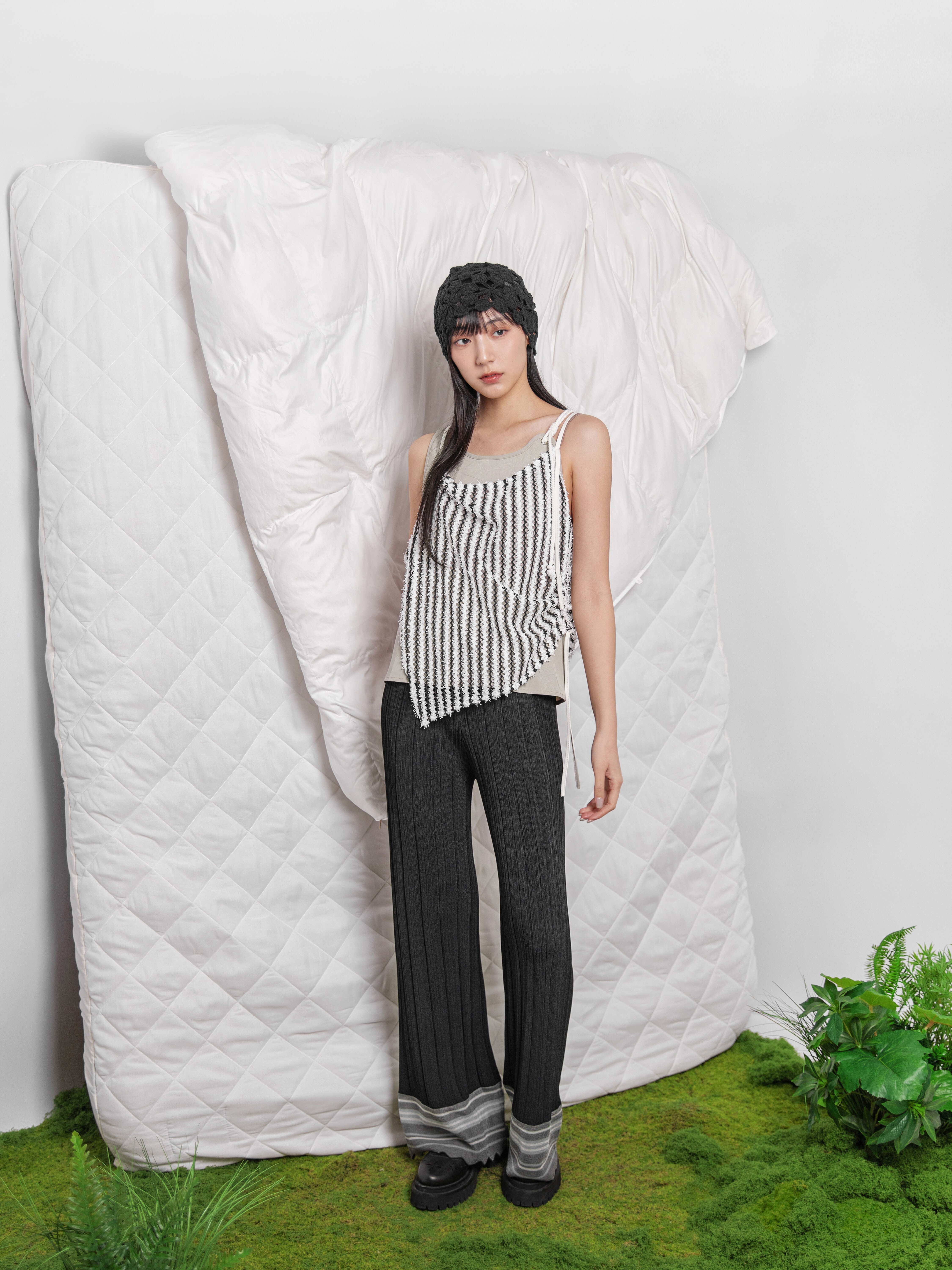 Organza Knitted Pants - 26SDB064U