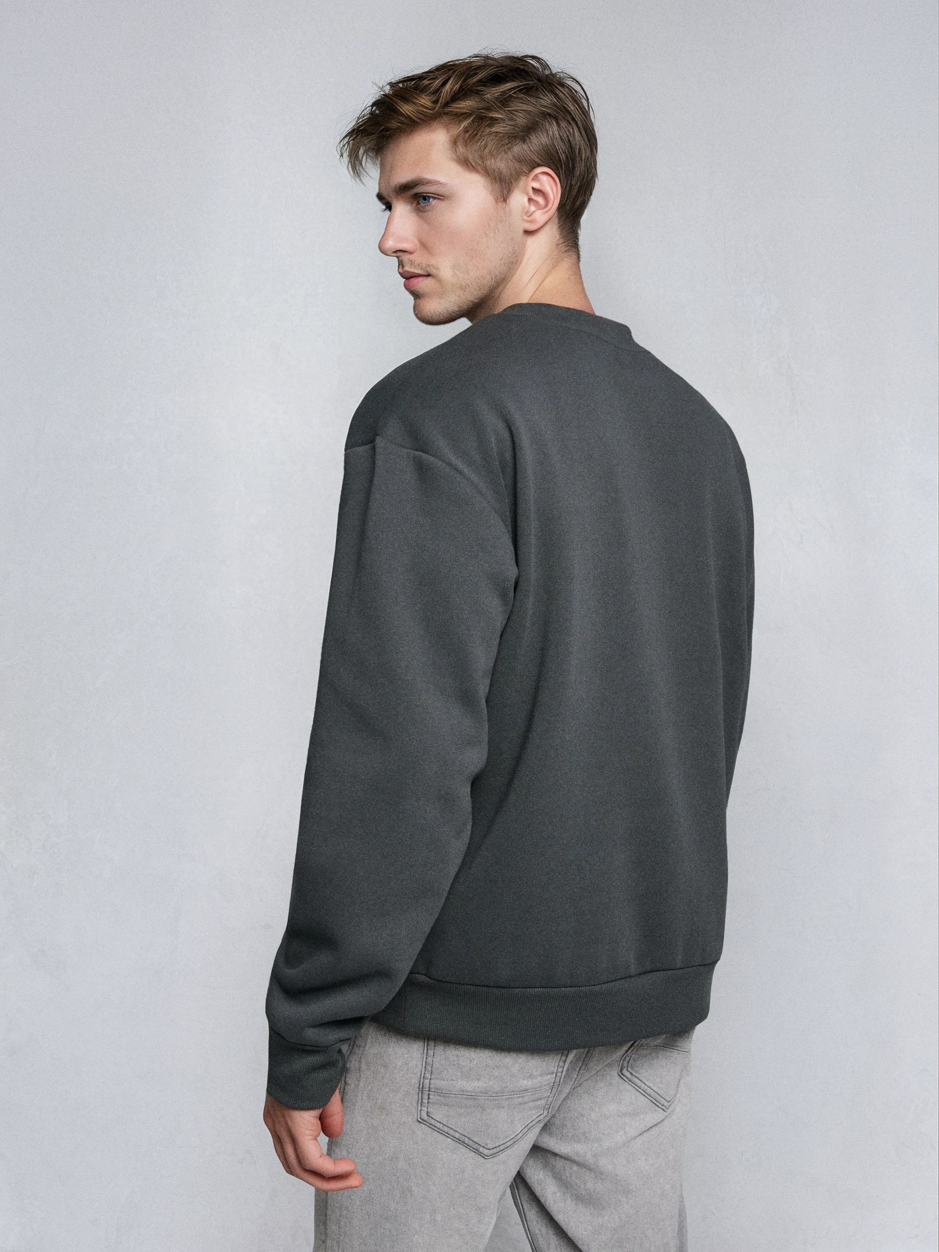 Bluza crewneck z nadrukiem