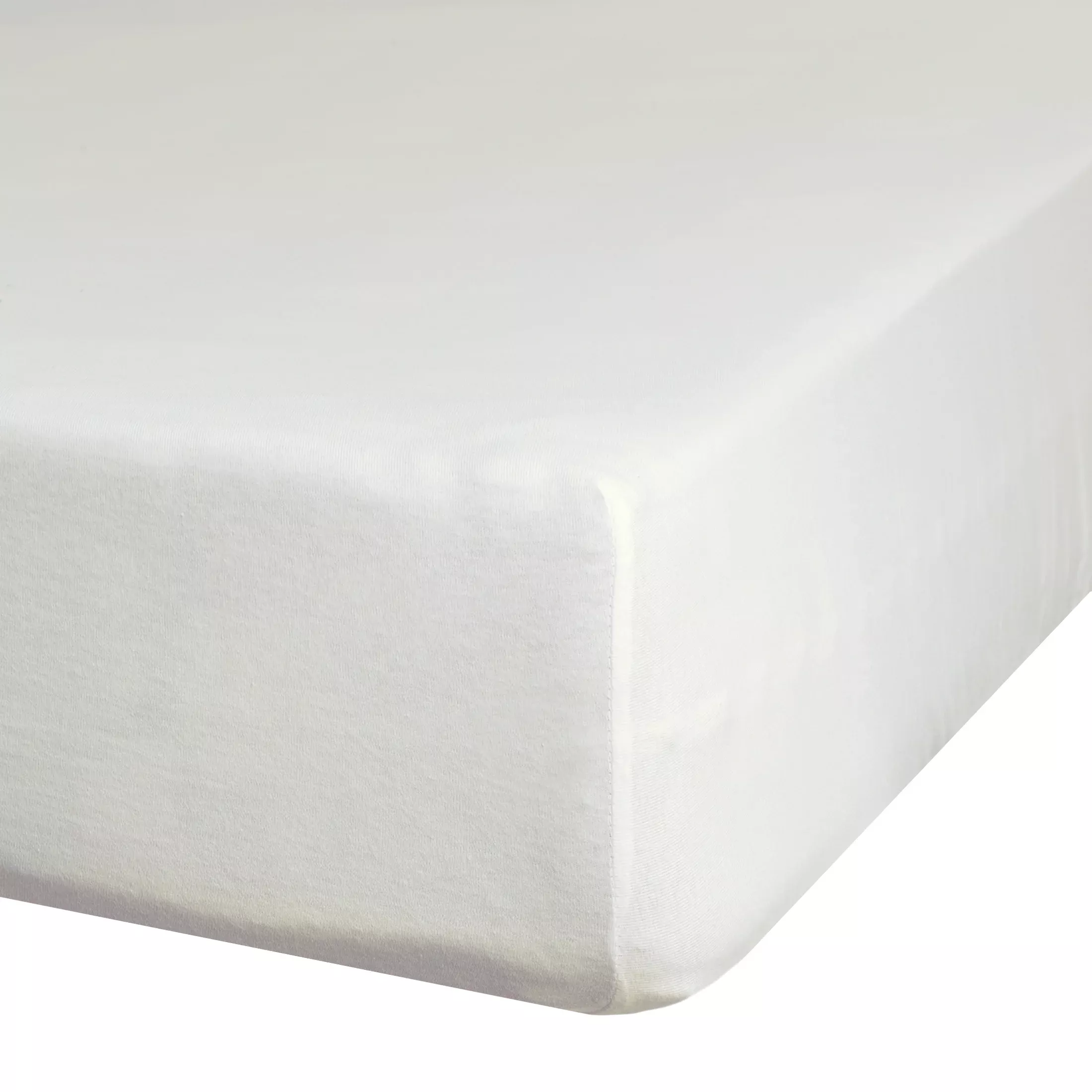 Prześcieradło jersey z gumką 120x200 cm z bawełny kolor kremowy 125 g/m2 Design 91