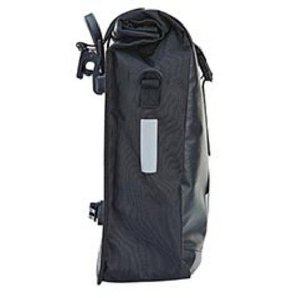 Seitenpacktasche, wasserdicht, 20 Liter, schwarz, Polyester