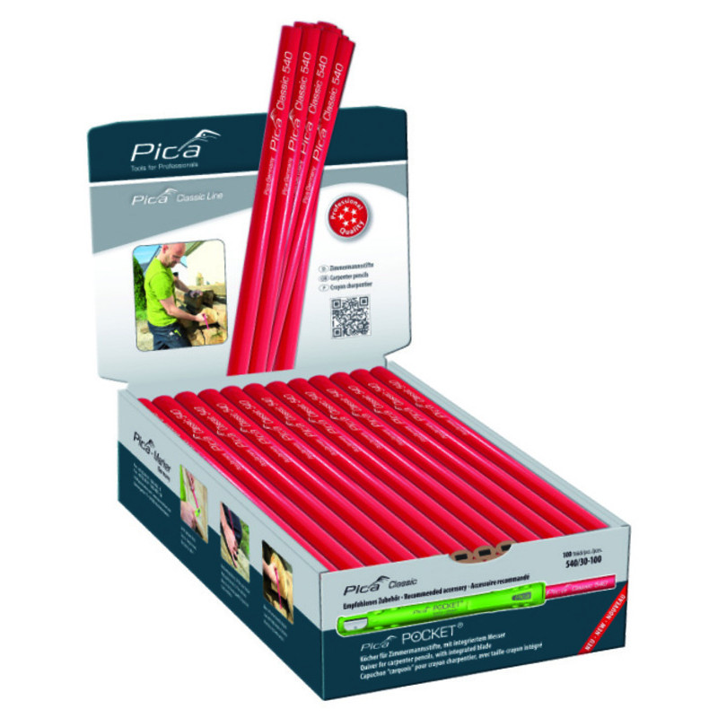 Crayon de charpentier 30 cm PICA