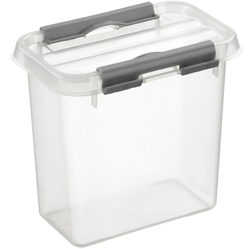 Box de rangement Q-line avec couvercle à clips transparent 1,1 L SUNWARE