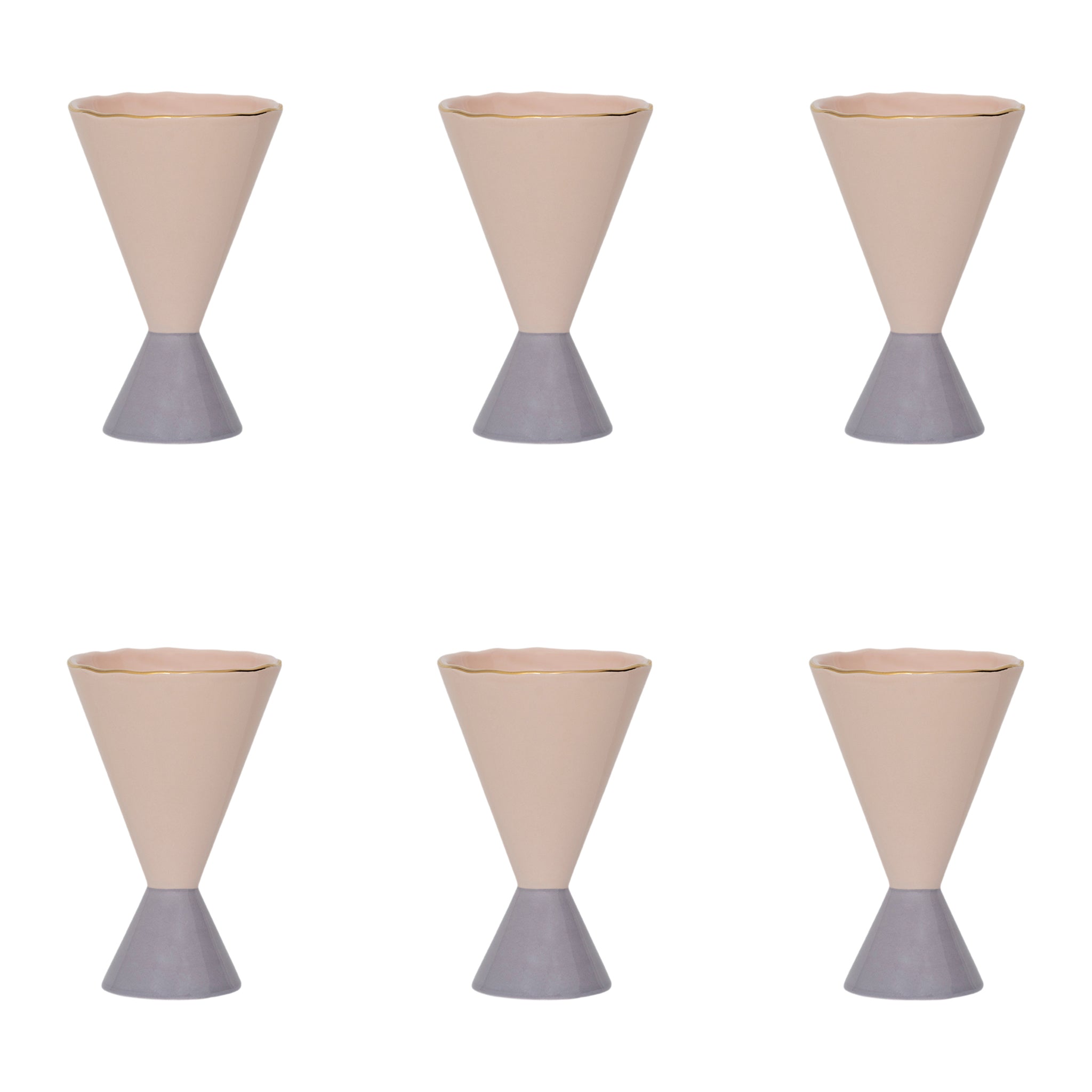 Urban Nature Culture Good Morning Dessert Coupe High - Old Pink - 6 st