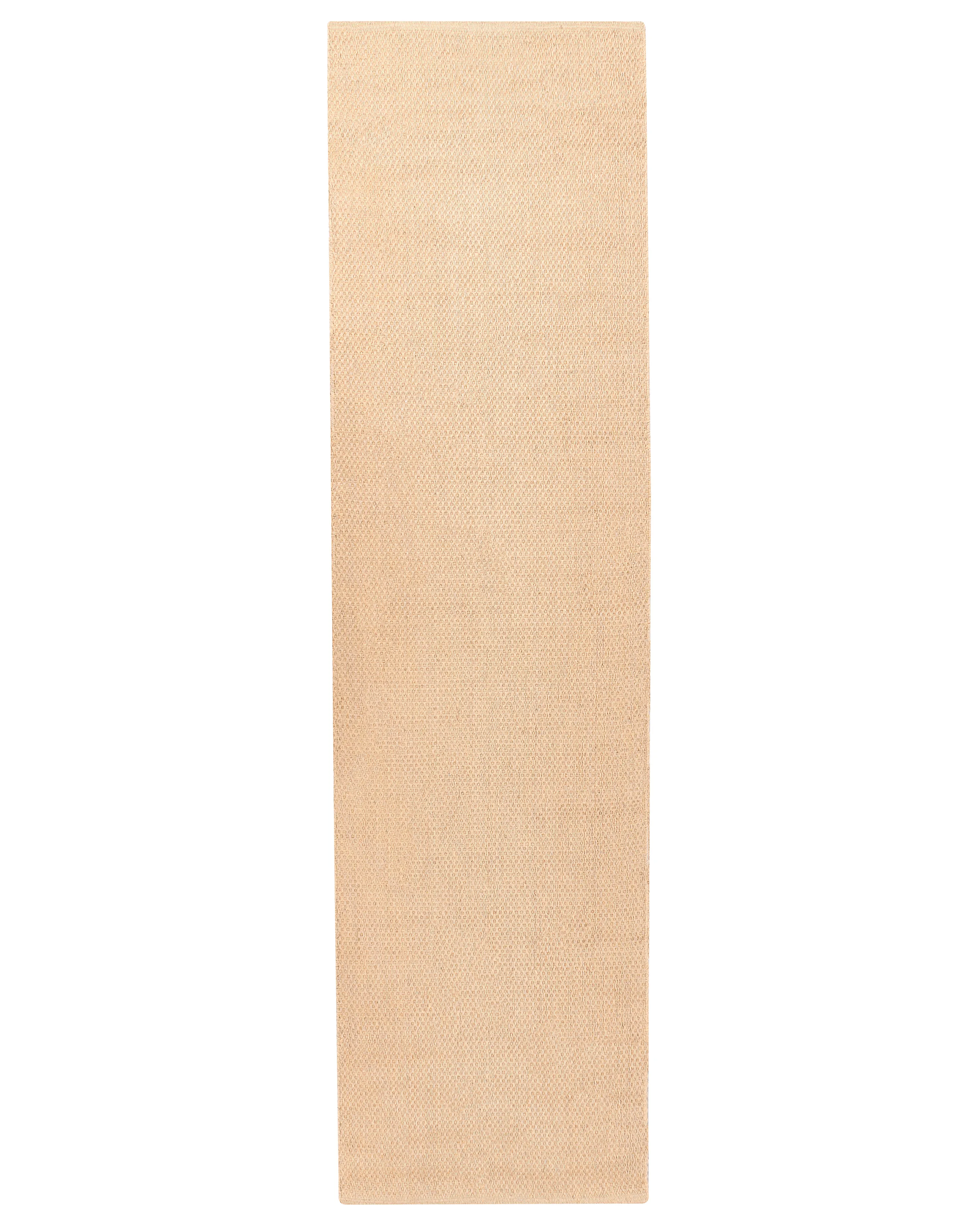 Rug NANDED Beige 80 x 300 cm Jute