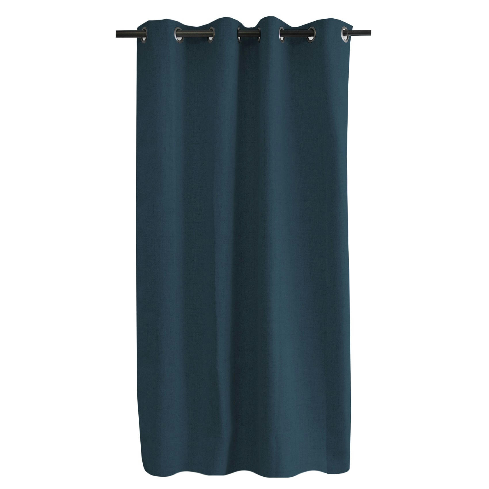 - Rideau occultant moondream polyester bleu pétrole 260 x 130