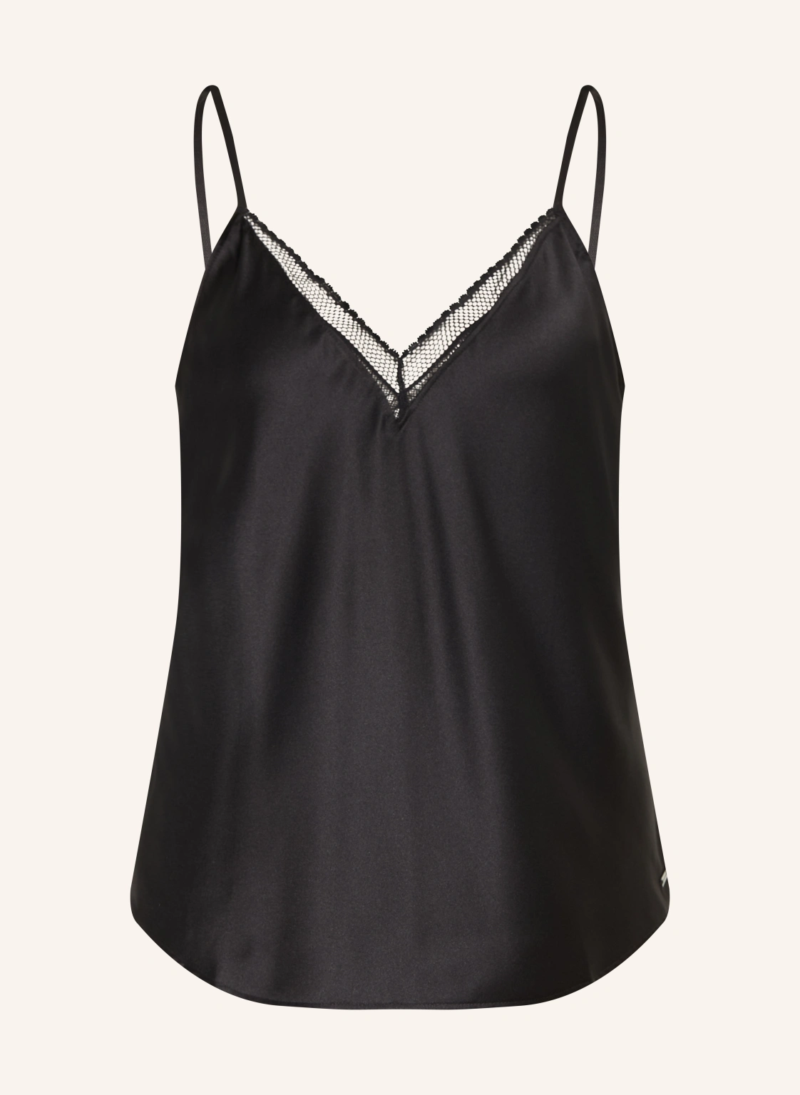 Calvin Klein Schlaftop SIGNATURE STRETCH LACE aus Satin