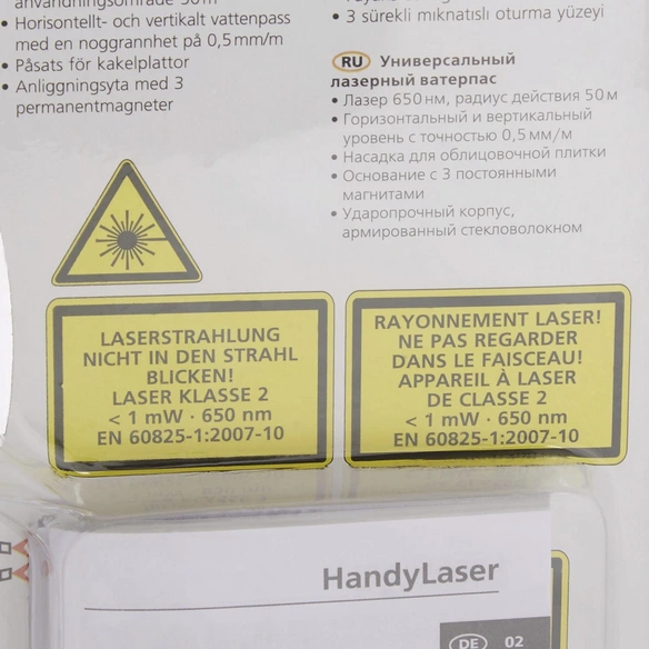 Fliesenlaser »HandyLaser Compact«, schwarz/grau