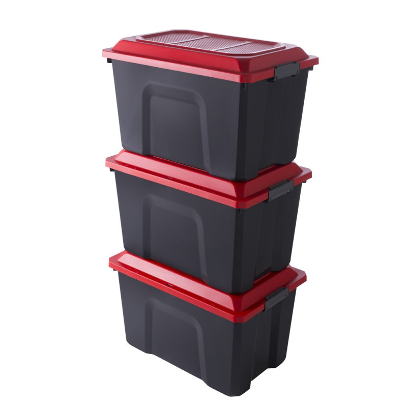 Box de rangement Locker 60 L 3 pièces SUNDIS