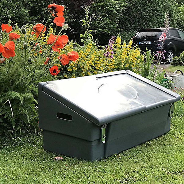 Coffre de jardin 100l avec grenouillères cadenassables
