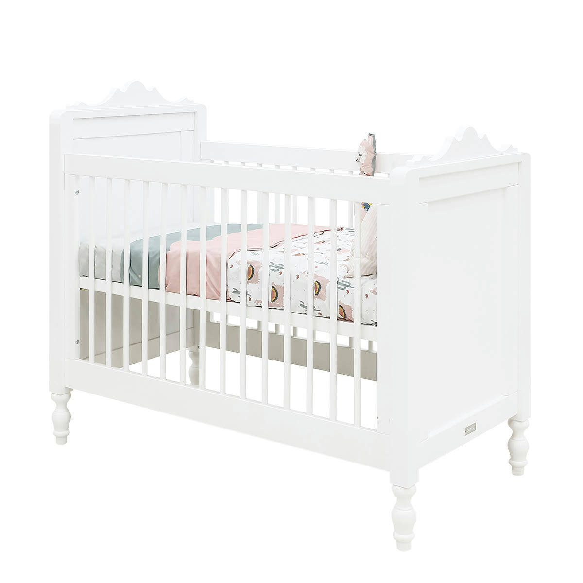 BELLE - Lit bébé 60x120 blanc