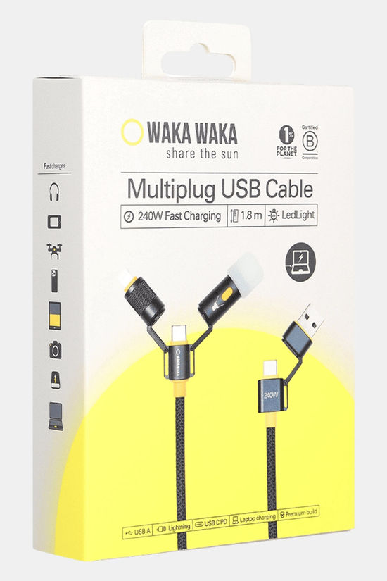 WakaWaka Connect Pro Multiplug USB Kabel