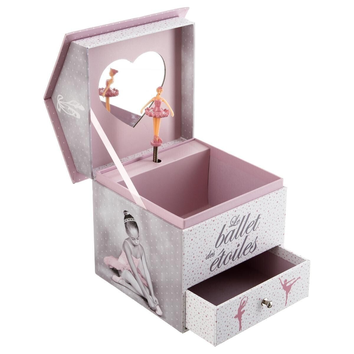 Musical box "Ballerina" Multicoloured, H.16 cm