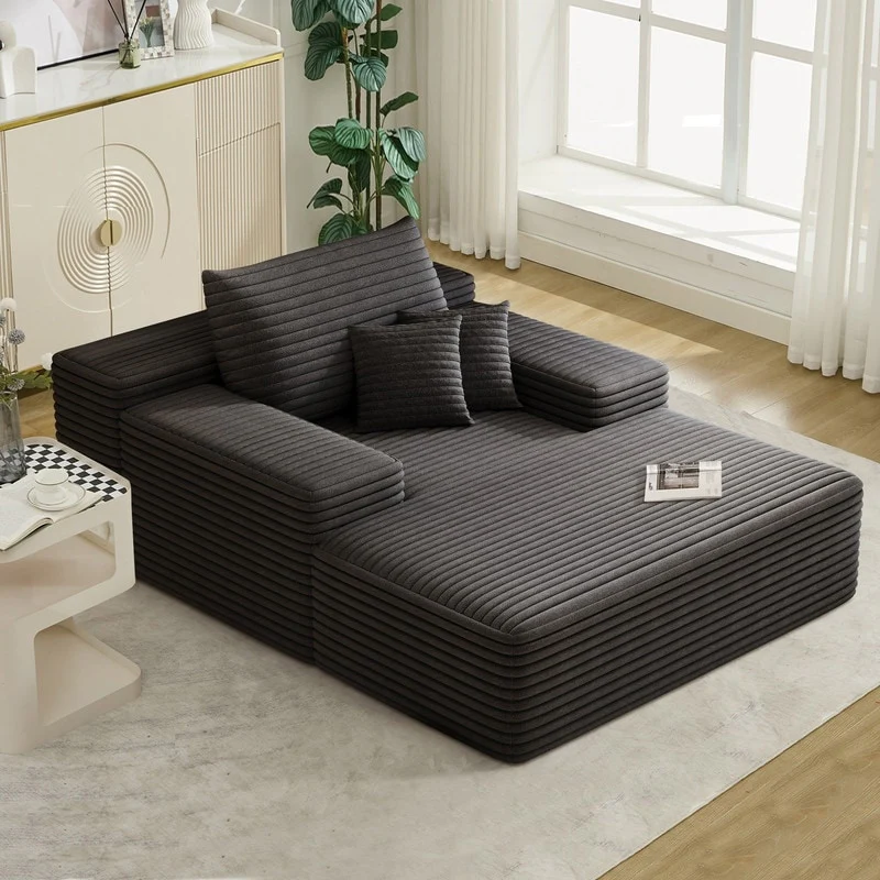 Nebula Oversized Upholstered Sofa Bed, Upholstered Sleeper Cloud Sofas Couches for Cozy Reading and Relaxation
