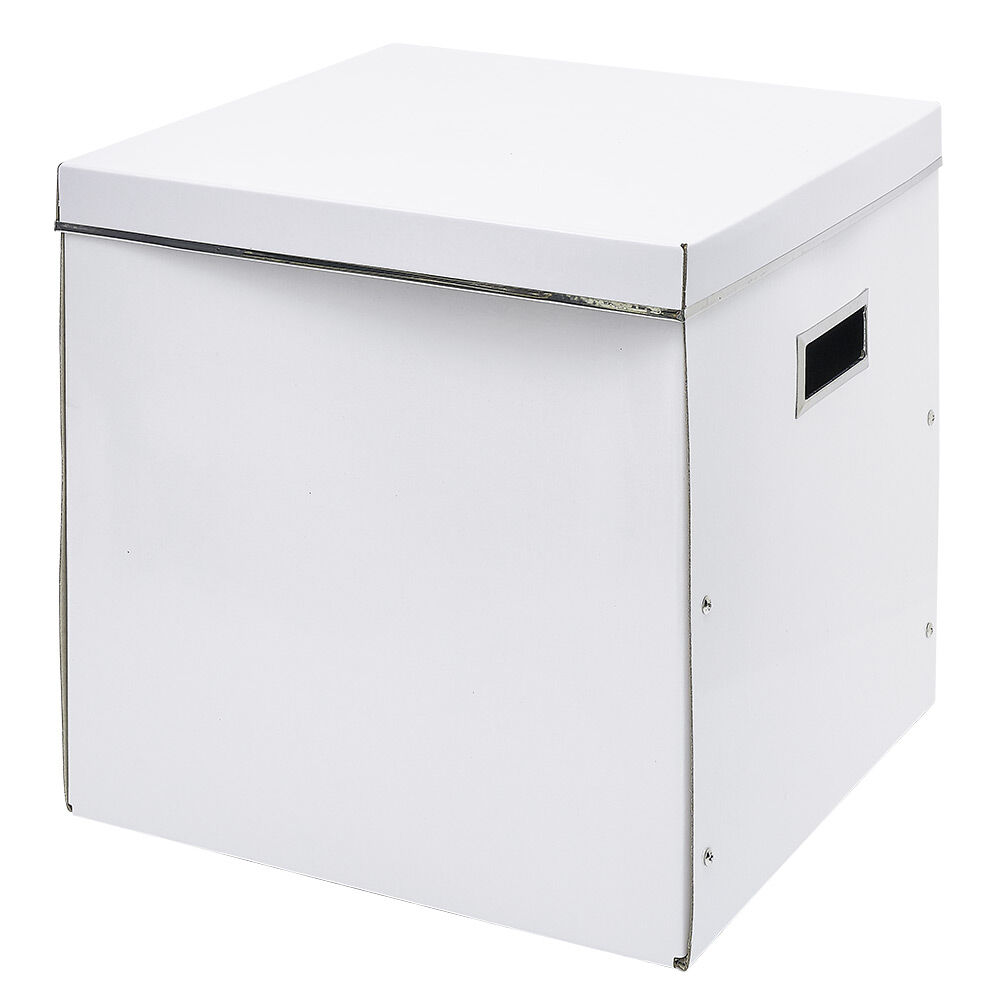 BoÎte de rangement en carton - 31x30xH31 cm