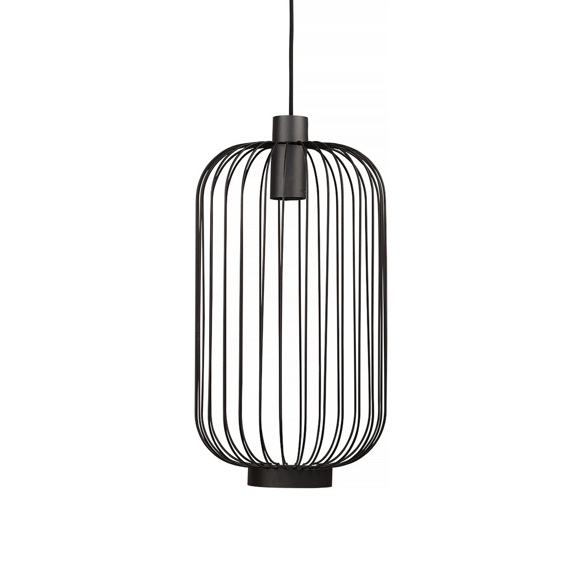 Nowodvorski hanglamp Cage - 1 lichts - 30 x 145  cm - zwart