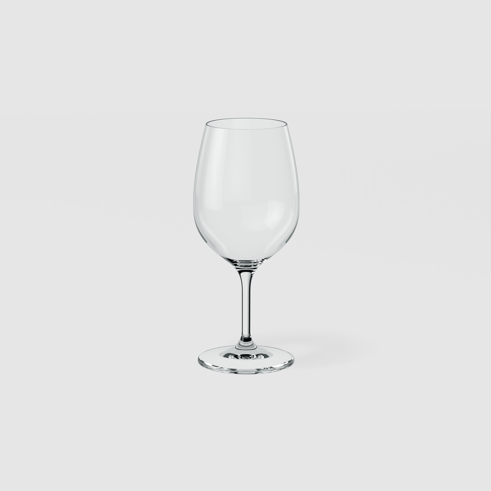 Entree Red wine glass - Clear, 6.8 oz, crystal glass