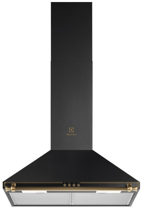 Okap kominowy przyścienny Electrolux EFC226R czarny mat