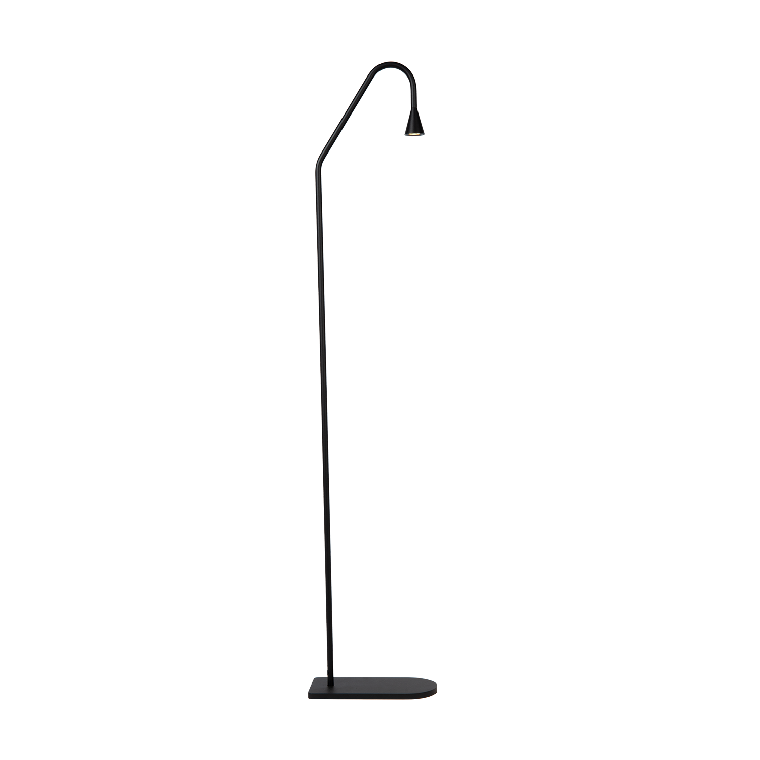 Atmooz Hilton Vloerlamp – 25x12x122cm – Zwart – LED – Leeslamp