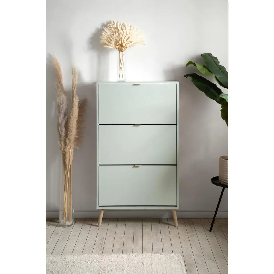 Calicosy - VIGO Schoenenkast - Terracotta - 24x70x125 cm