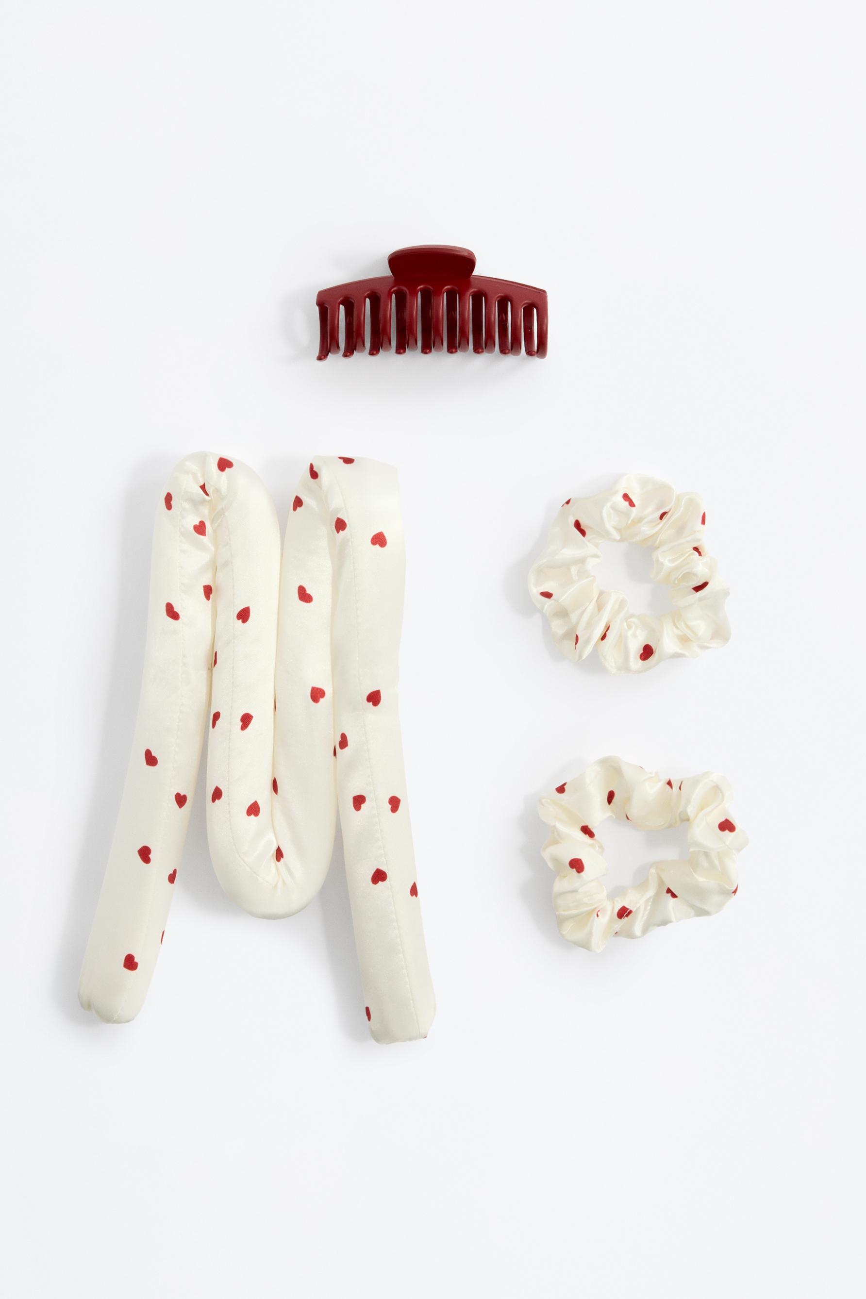 Set rizador de pelo sin calor corazones