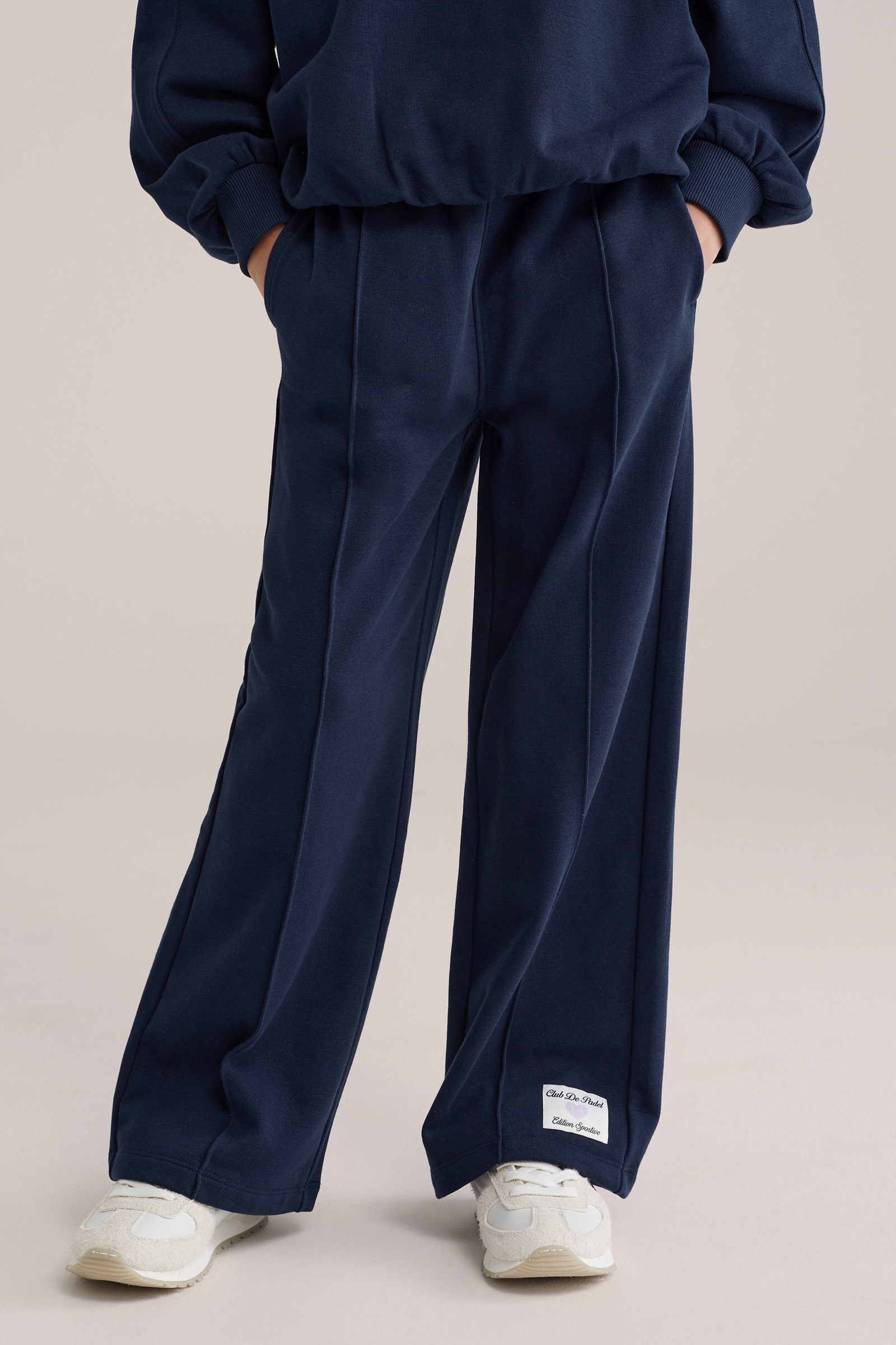 Meisjes straight fit joggingbroek