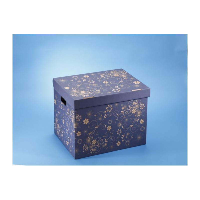 Box de rangement Décor fleurie 55 L MOTTEZ