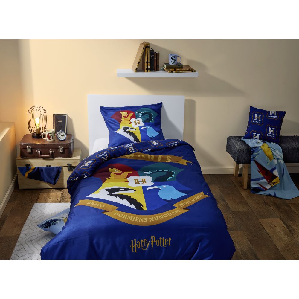 Parure de lit Harry Potter 1 personne 140x200cm