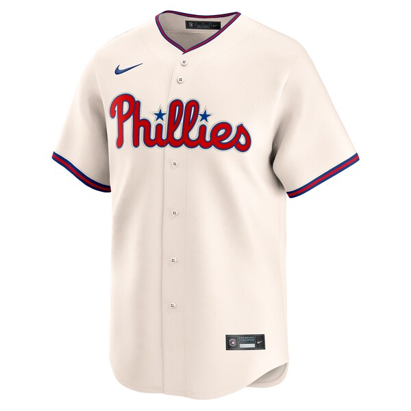 Philadelphia Phillies Nike Alternate Limited Jersey - Cream