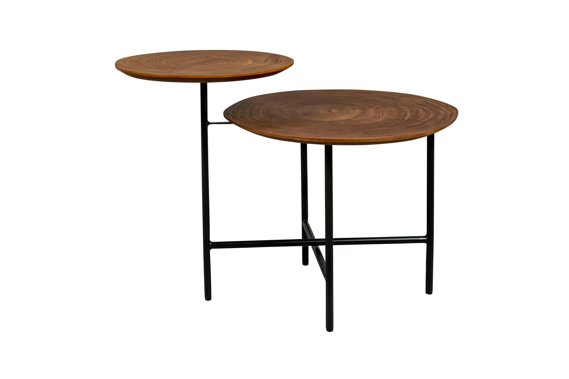 MATHISON - Table d'appoint en bois marron