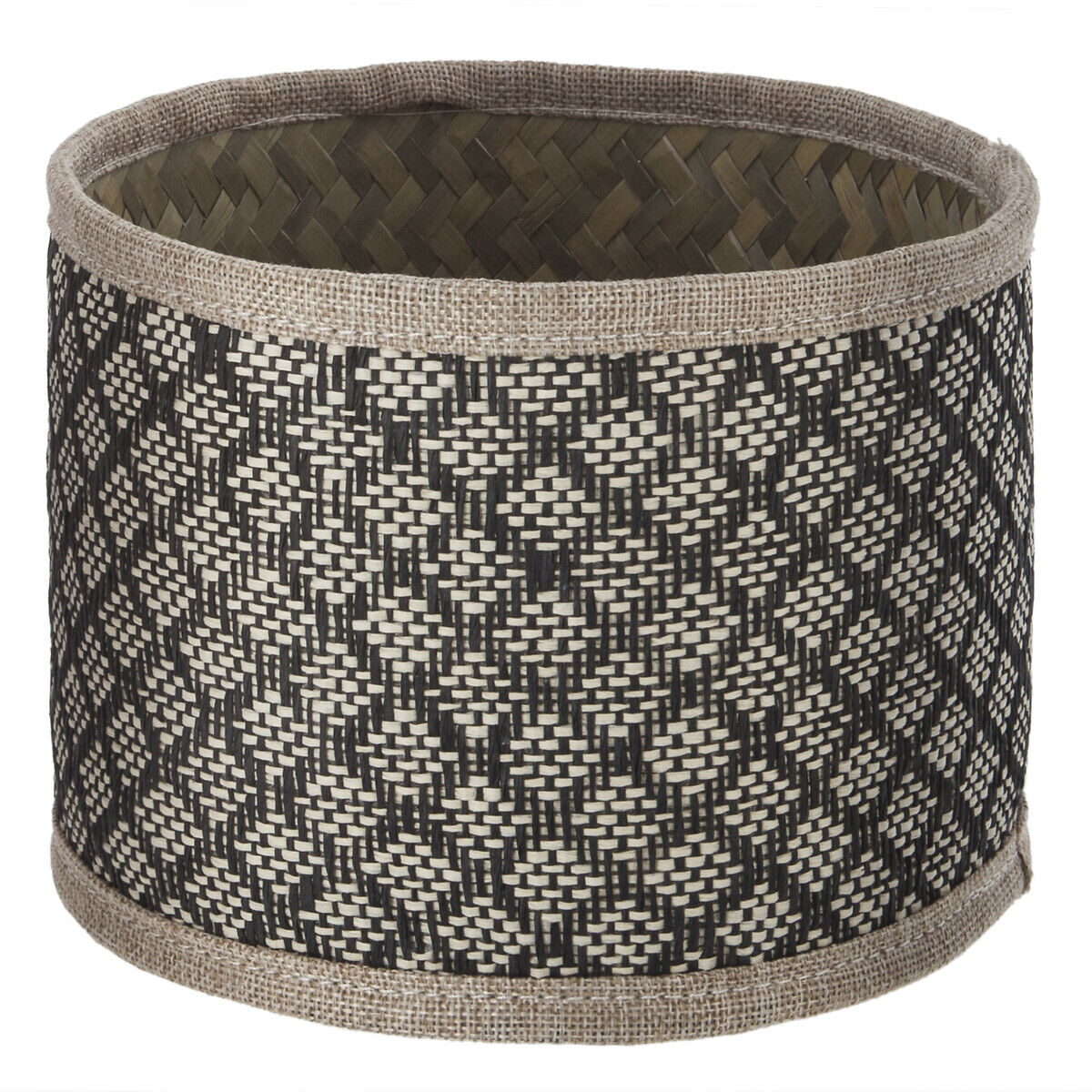 Cesto redondo decorado NOMADE 19cm