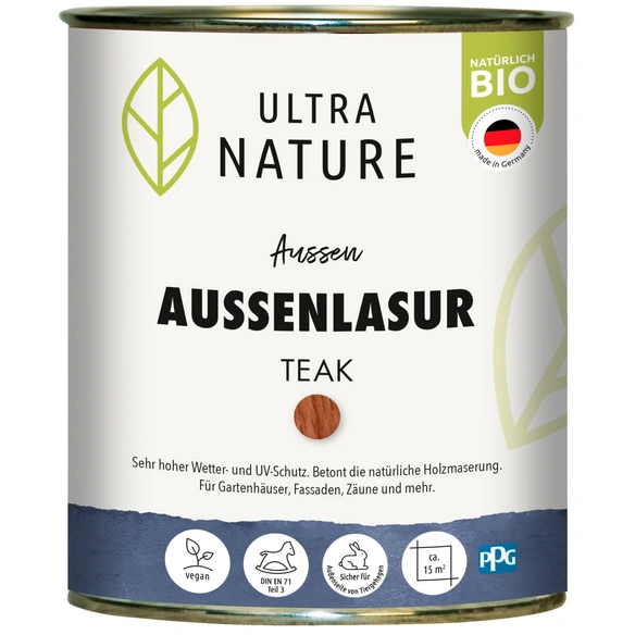 Holzlasur, Teak 2,5 Liter