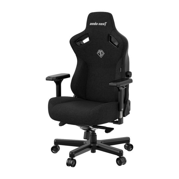 Fotel gamingowyAnda Seat Kaiser 3 L materiałowy czarny